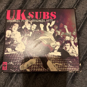 UK Subs Original Punks Original Hits 2CD One Size Black Red